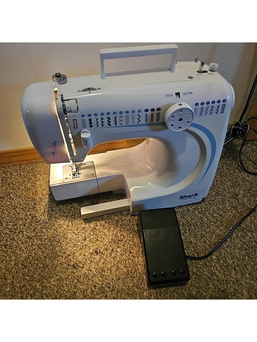 Shark Euro Pro X Sewing Machine Model Shark 384 Tested